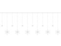 Kurtyna świetlna 138LED - zimny biały 31V KŚ11327