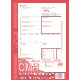 CMR LIST PRZEWOZOWY NUMEROWANY (O+4K) MICHALCZYK I PROKOP A4