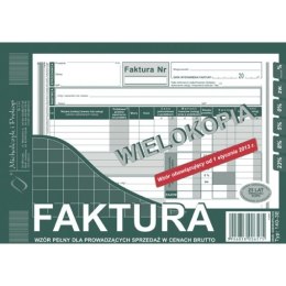 FAKTURA BRUTTO A5 (PEŁNA) (WIELOKOPIA) MICHALCZYK I PROKOP