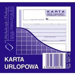 KARTA URLOPOWA (OFFSET) MICHALCZYK I PROKOP 2/3 A6