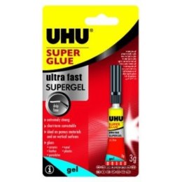 KLEJ UHU SUPER GLUE 3 G ŻEL