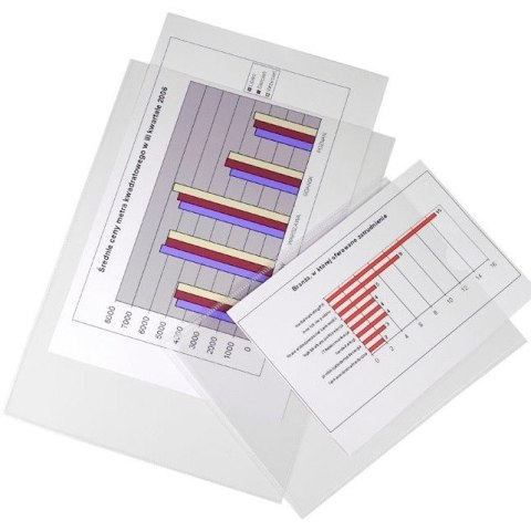 OFERTÓWKI BIURFOL "U" A6/150 µM KRYSTALICZNE (25), TRANSPARENTNY