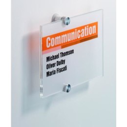 TABLICZKA INFORMACYJNA 105 X 105 MM DURABLE CRYSTAL SIGN