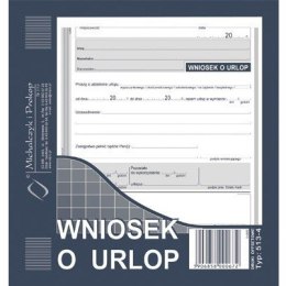 WNIOSEK O URLOP (OFFSET) MICHALCZYK I PROKOP 2/3 A5