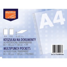 KOSZULKI KRYSTALICZNE A4 50 MIK. 100 SZTUK MYOFFICE