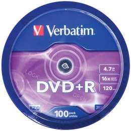 PŁYTY VERBATIM DVD+R CAKE (100)