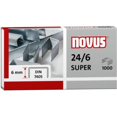 ZSZYWKI NOVUS 24/6 DIN SUPER 1000 SZT