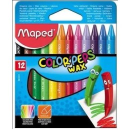 KREDKI ŚWIECOWE MAPED COLOR'PEPS 12 KOLORÓW