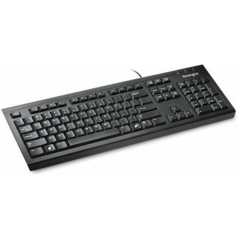 Klawiatura Kensington ValuKeyboard czarna, CZARNY