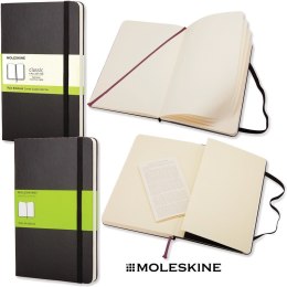 Notatnik Moleskine Classic L (13x21cm) gładki czarny