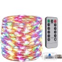 Lampki choinkowe USB- druciki 300 LED multicolor