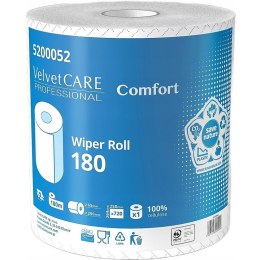 Czyściwo w rolce Velvet Care Comfort 180m 2w celuloza białe