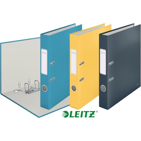 Segregator Leitz 180° Cosy Soft Touch A4/50mm żółty, ŻÓŁTY