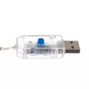 Kurtyna świetlna 138 LED USB- ciepły biały KŚ19758